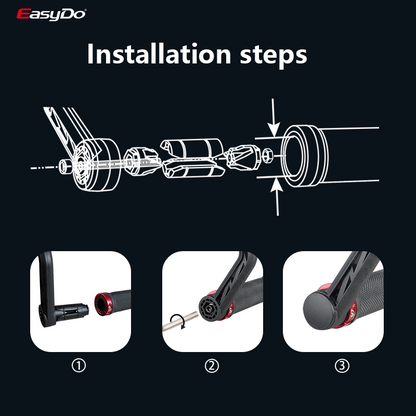 SafeRide™ Rétroviseur Vélo – Vision Large Convexe Réglable à 360°