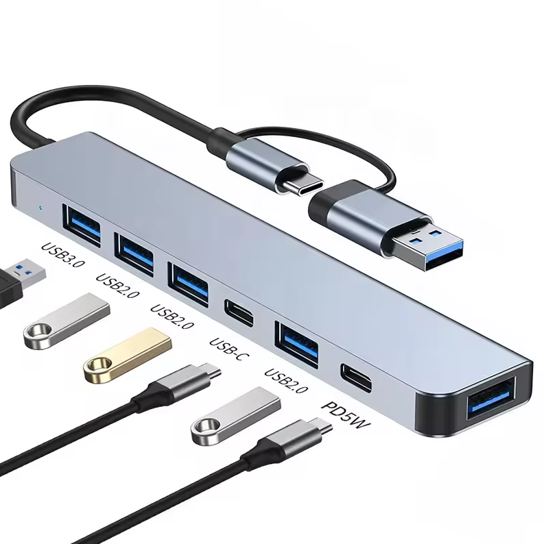 ConnectHub™ Adaptateur USB-C 7-en-1 | Tous Vos Appareils, Un Seul Hub