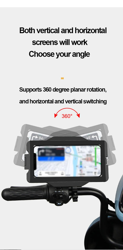 Gubplus™ Support Smartphone Étanche – Fixation Solide & Rotation 360°