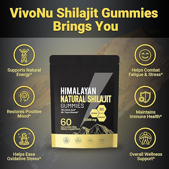 VIVONU® Gummies Shilajit Gold Himalayen
