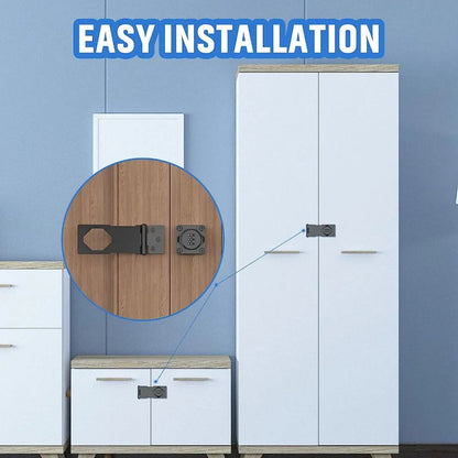 LockSafe™ Serrure à Combinaison Sans Clé – Protection Fiable pour Meubles