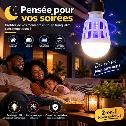 LED pour Éclairage Bug Zapper Piège Lampe d'insectes Anti Mosquito Repeller Lumière