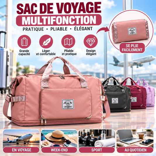 👜 Sac de Voyage Multifonction Pliable : Transportez Toutes Vos Affaires Avec Style !
