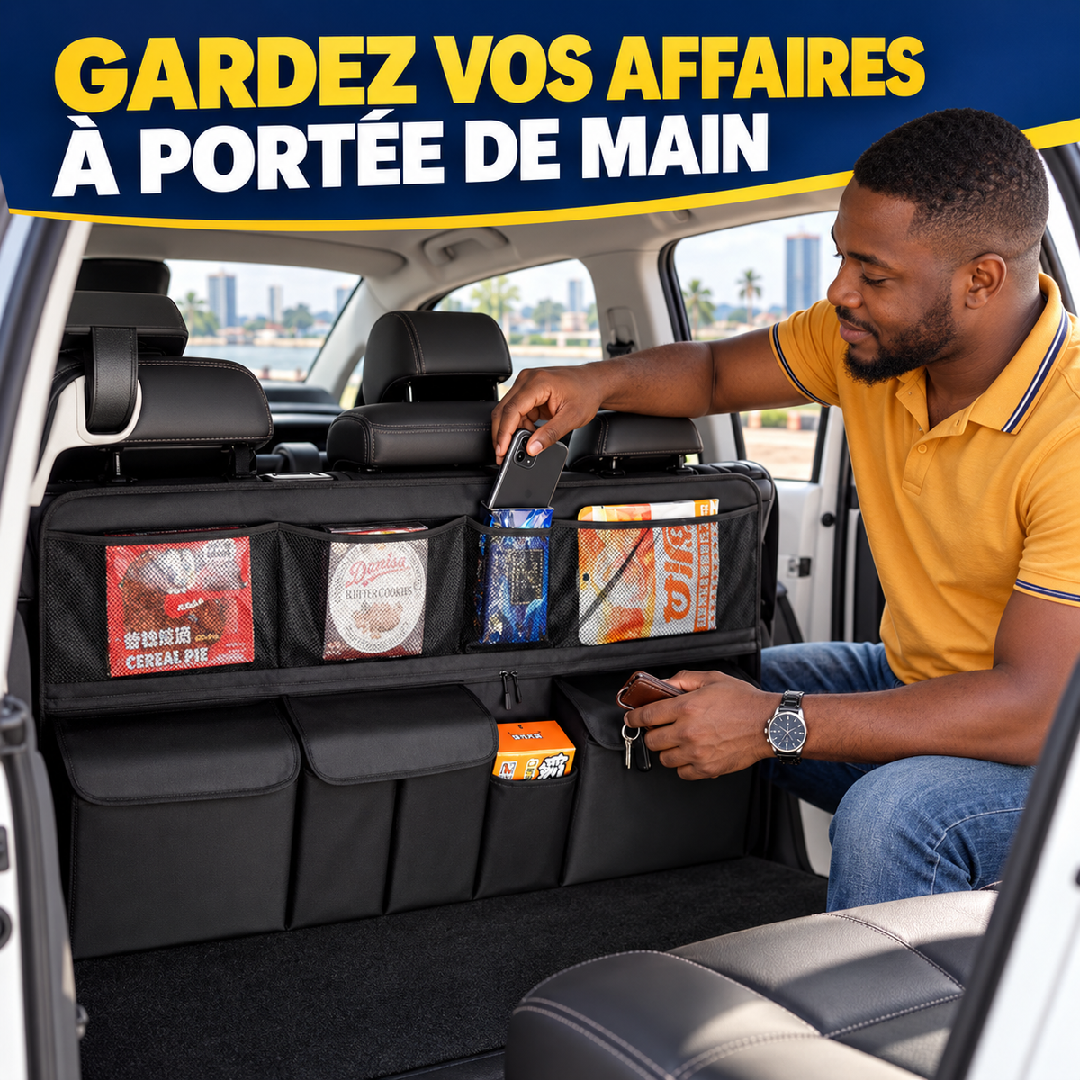 Organisateur de rangement pour voiture