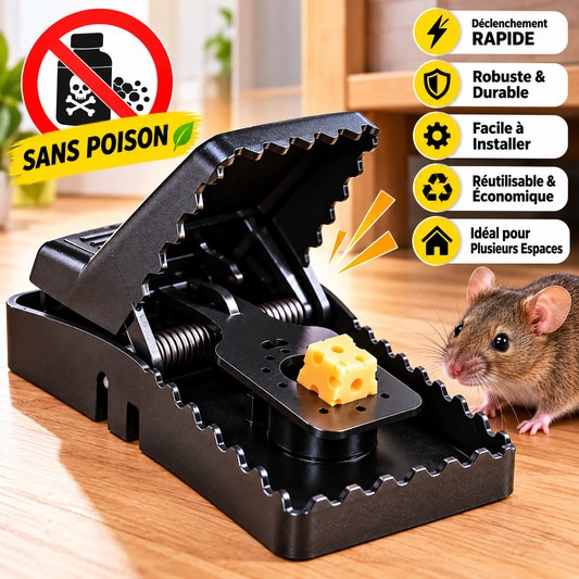 🐭 Piège à Souris et Rats Réutilisable – Efficace, Pratique & Facile à Installer !