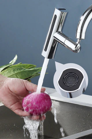 Robinet De Cuisine 3 En 1 À 360° Avec Pulvérisateur Extractible