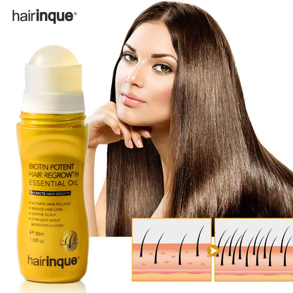 Biotine Forte – Huile Croissance et Renforcement Capillaire