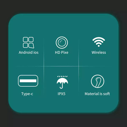 Kit de Nettoyage des Oreilles Sans Fil avec Caméra HD & Lumière LED