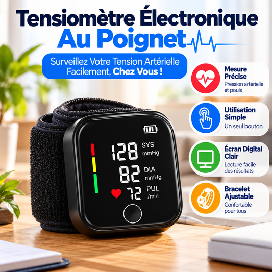 🩺 Tensiomètre Électronique Au Poignet