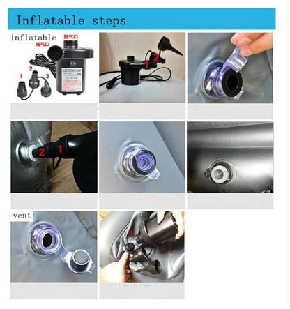 Matelas gonflable de voiture