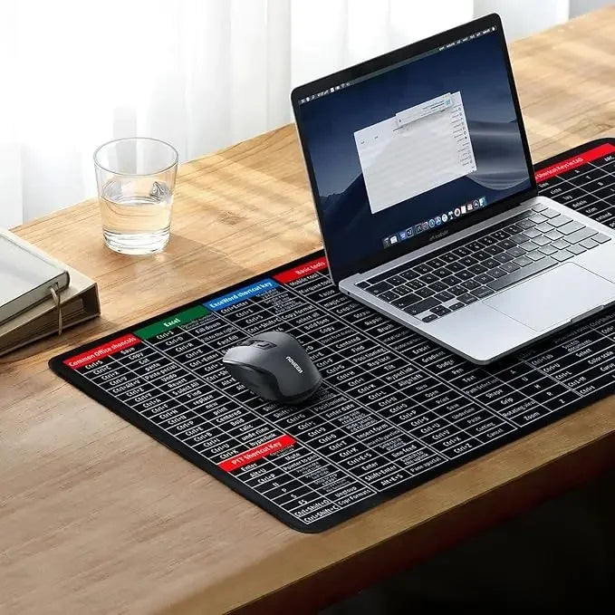 KeyMaster™ Tapis de clavier antidérapant pour touches de raccourci bureautiques