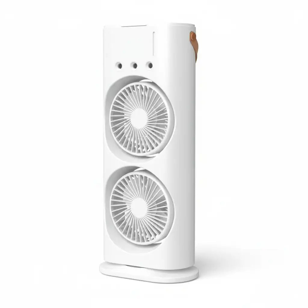 BreezeMist Duo™ | Double Ventilation & Brume Fraîche Partout