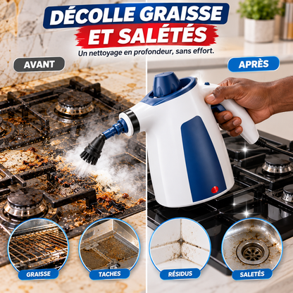 💨✨ Nettoyeur Vapeur Haute Pression Multifonction | Nettoyez facilement, même les recoins difficiles
