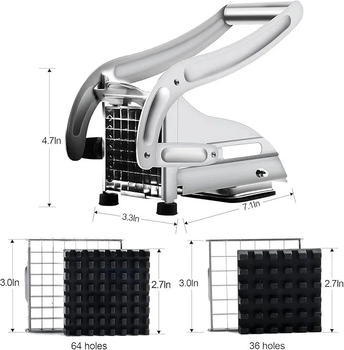 Coupeuse pomme de terre et légumes en acier inoxydable
