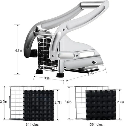 Coupeuse pomme de terre et légumes en acier inoxydable