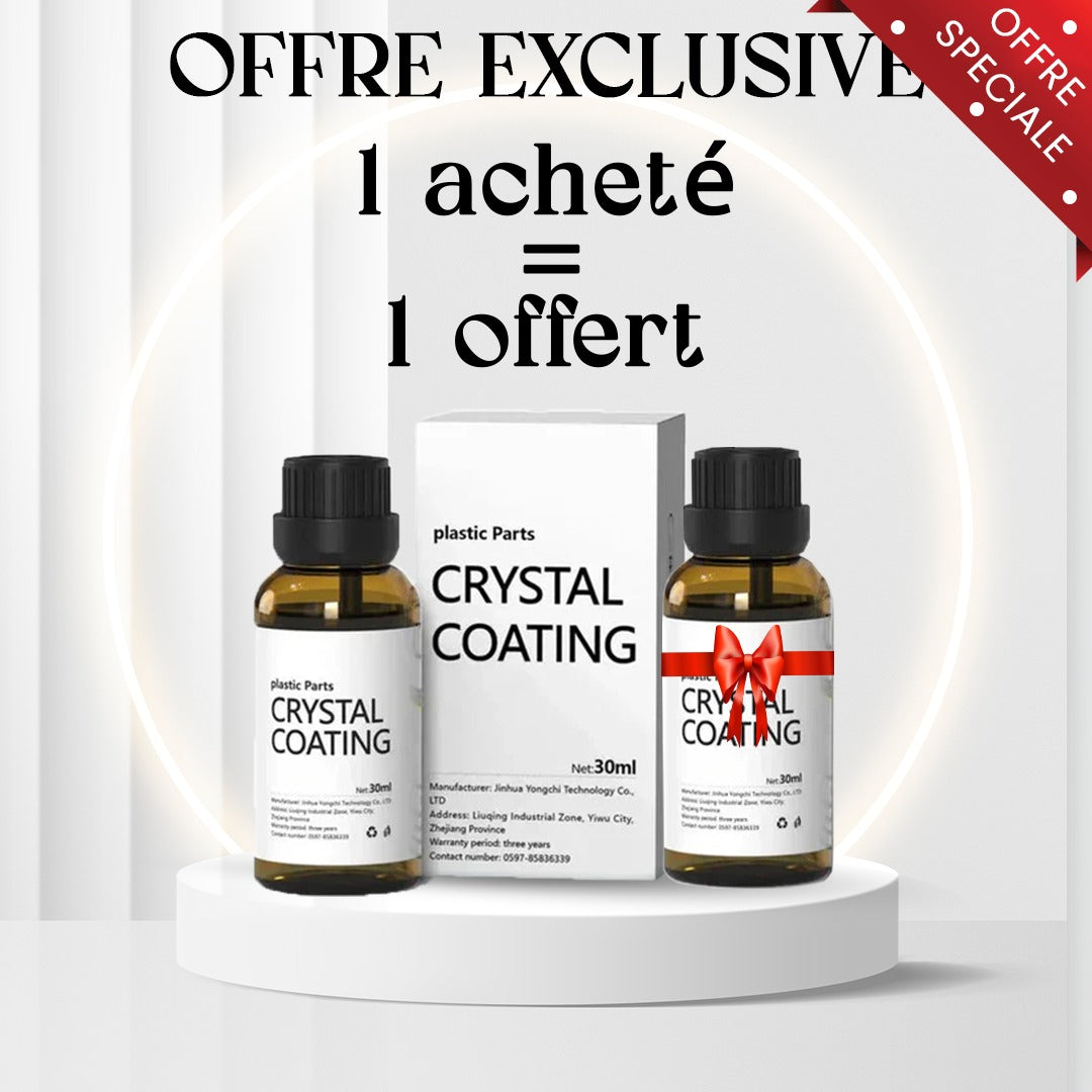 Revêtement Cristallin pour Plastique Auto ( 🎁 Achetez en 1, recevez en 1 gratuitement! )