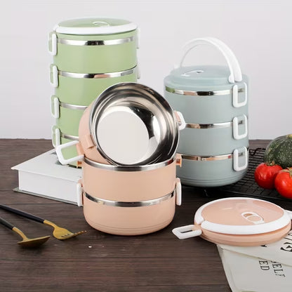 ThermaBox™ Ensemble de3  lunch box en acier inoxydable avec couvercles