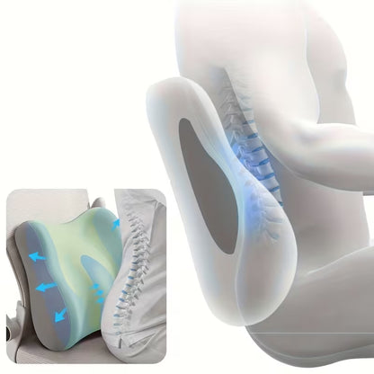 ComfortBack™ Coussin Lombaire Ergonomique – Assise Mémoire de Forme Confort Absolu