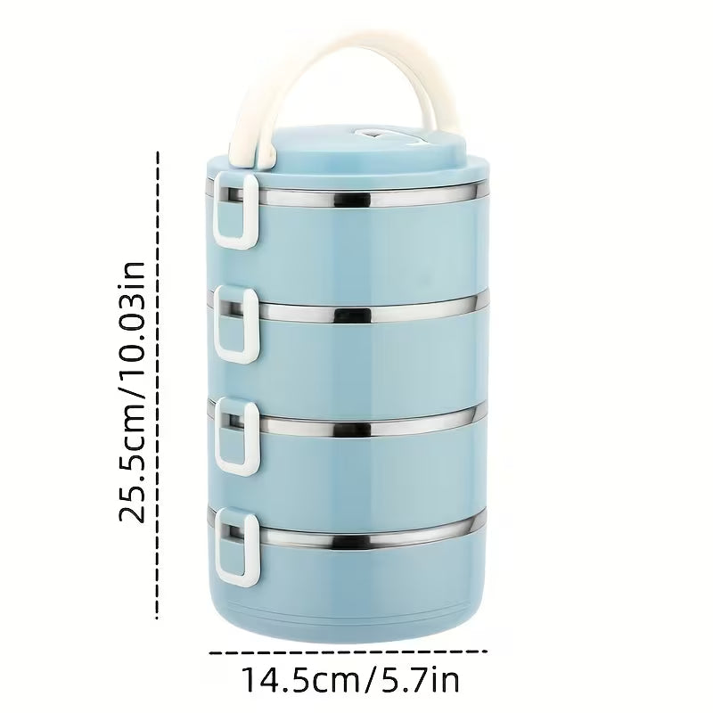 ThermaBox™ Ensemble de3  lunch box en acier inoxydable avec couvercles