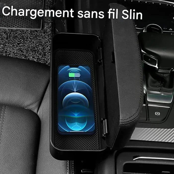 Accoudoir Universel de Voiture avec Chargeur Sans Fil – Confort et Praticité