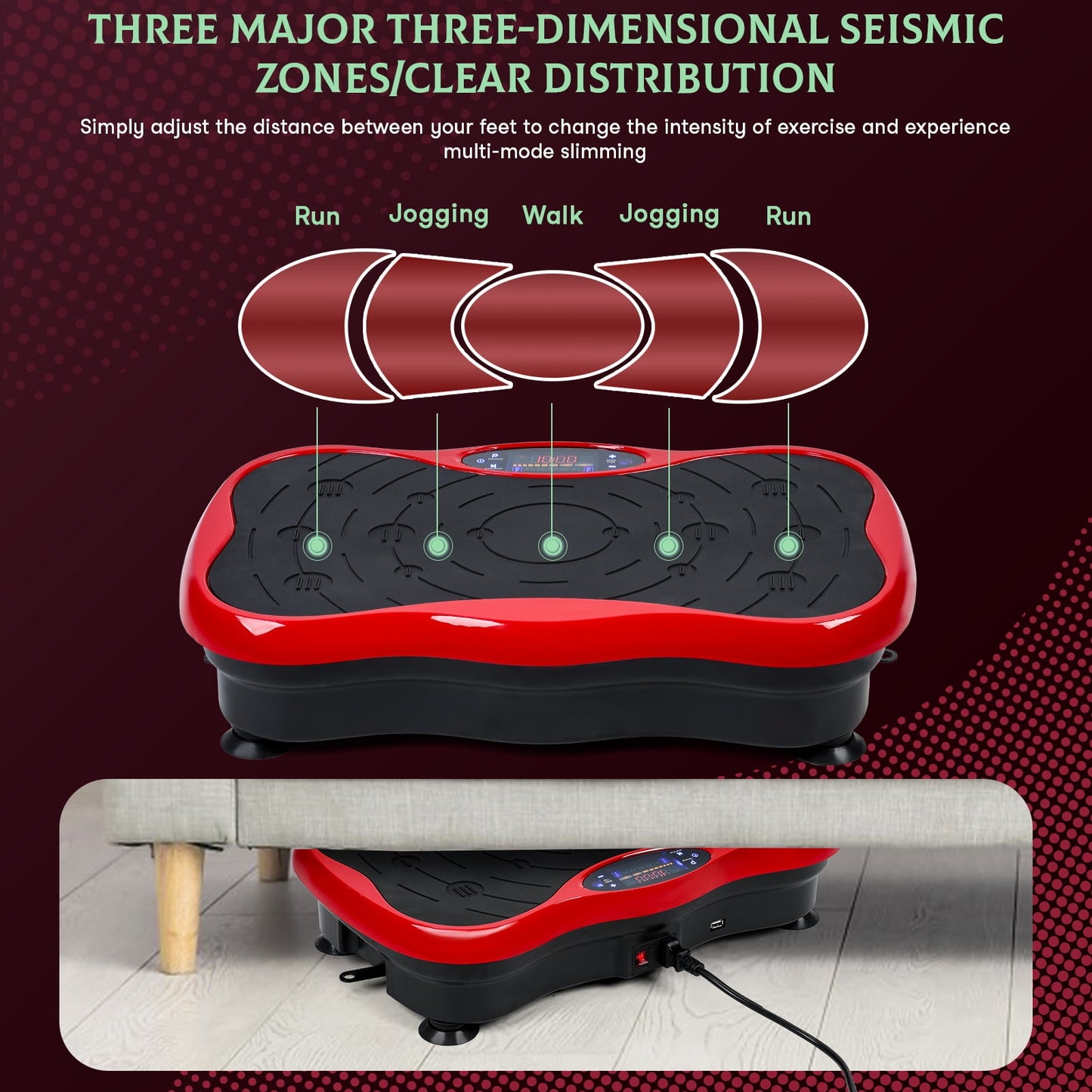 VibraSlim™ Machine Minceur Verticale – Vibration Corps Entier