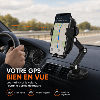 Support Téléphone Voiture Réglable