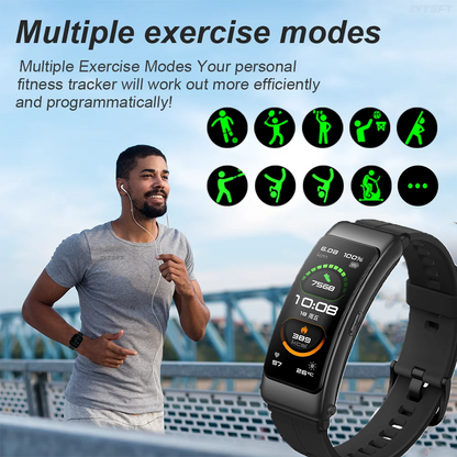 Bracelet intelligent 2 en 1 avec écouteurs Bluetooth