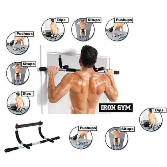 Barre de Traction Murale 12 Positions - Entraînement Multifonction Musculation à Domicile