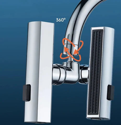 Robinet De Cuisine 3 En 1 À 360° Avec Pulvérisateur Extractible