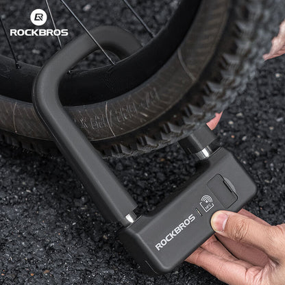 ROCKBROS™ Cadenas Antivol Intelligent en U | Votre Empreinte Devient Votre Clé