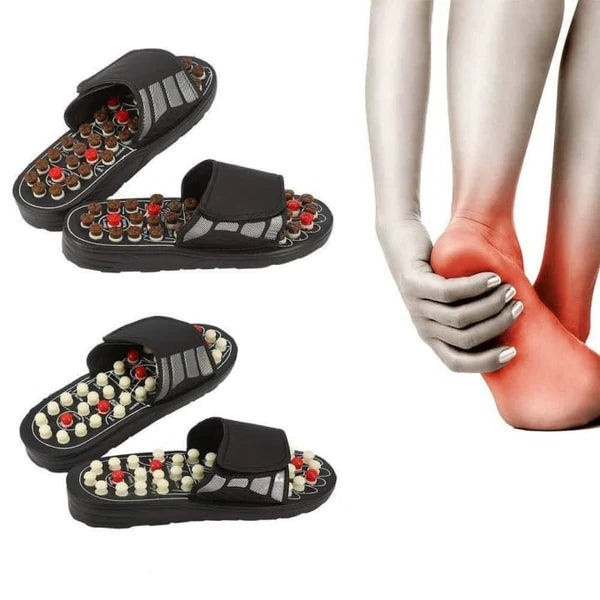 Pantoufles d'acupuncture, Massage des pieds