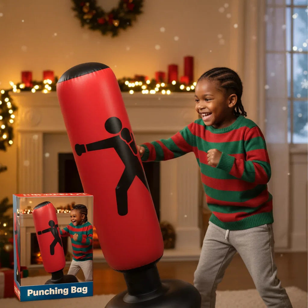 Sac de Frappe Gonflable Ludique  Cadeau Parfait pour Enfants Actifs
