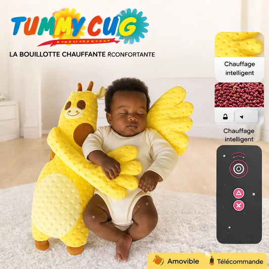 TUMMYCUG® Oreiller Réconfortant : Des Nuits Paisibles pour Bébé et Parents