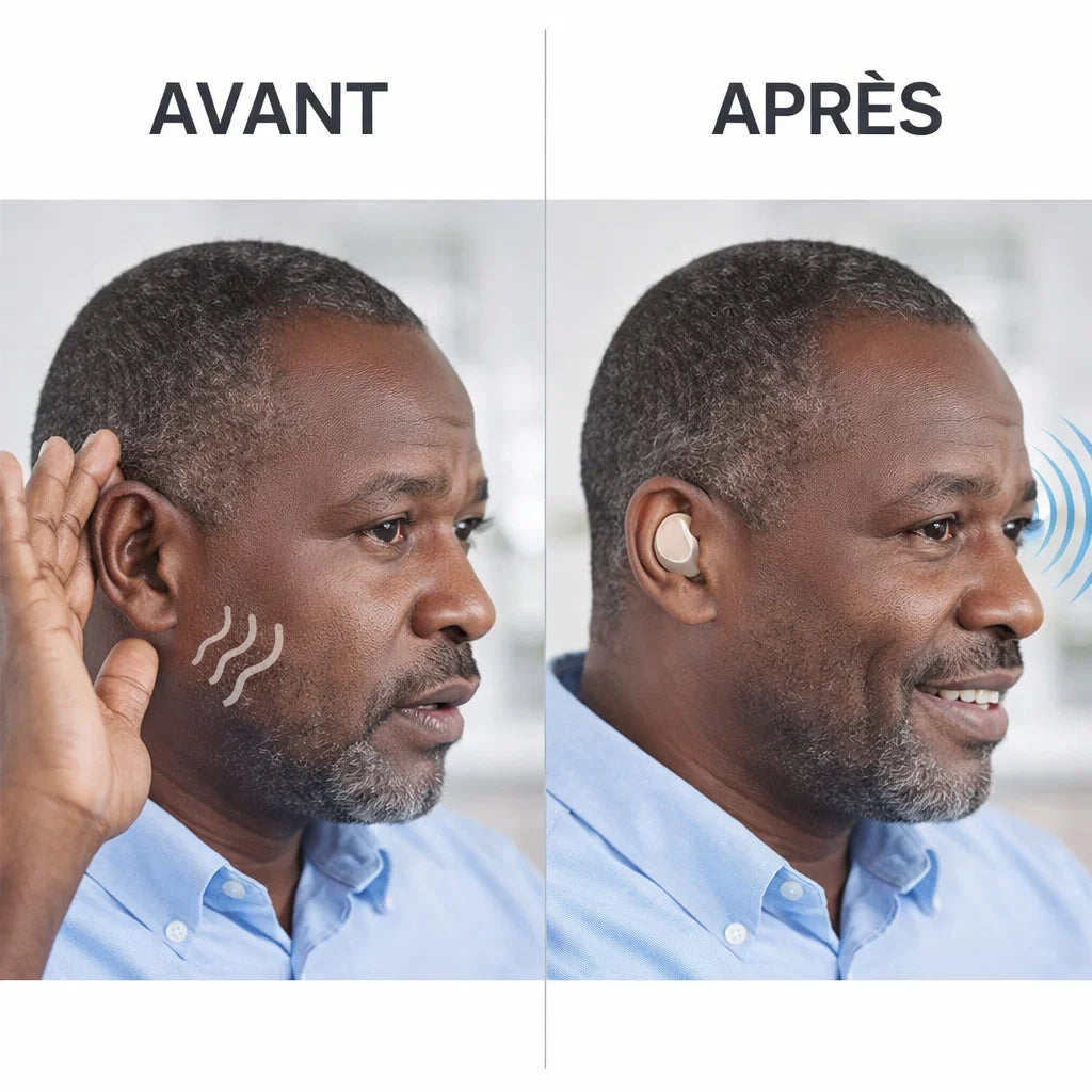 AudiPro™ Micro Appareil Auditif Léger – Son Clair et Naturel