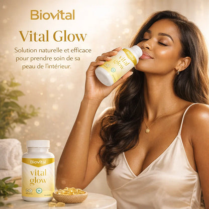 Vital glow :  solution naturelle et efficace pour prendre soin de sa peau de l’intérieur