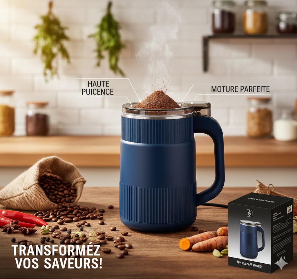 Mixeur Multifonction en Acier Inoxydable - Pour un Broyage Parfait