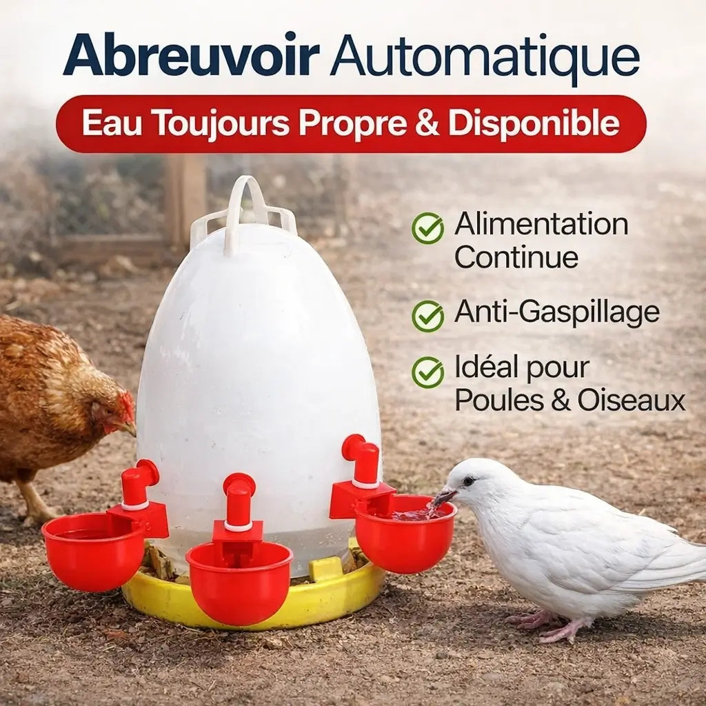 AquaPet™ – Abreuvoir Automatique 15 PCS.