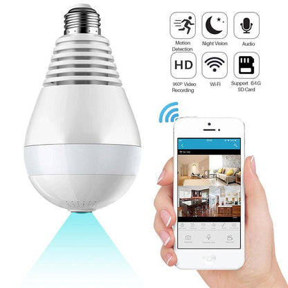 Ampoule - Wifi HD Panoramique 360°